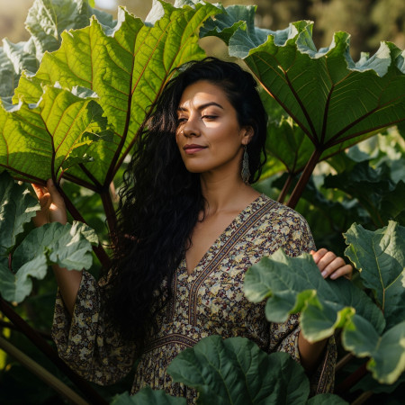 Barro capilar natural eco/bio Ruibardo 500gr (profesional)